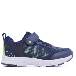 Zapatillas deporte QUETS! azules con detalles en verde claro