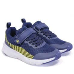 Zapatillas deporte QUETS! azules con detalles en amarillo