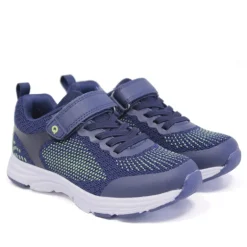 Zapatillas deporte QUETS! azules con detalles en verde claro