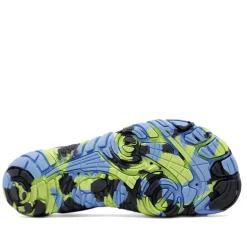 Zapatillas deportivas BB Up estilo pies de gato con detalles azules y amarillos barefoot para hombre