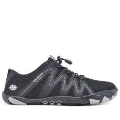 Zapatillas deportivas DOCKERS negras con detalles grises y cordón elástico barefoot