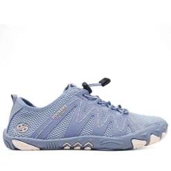 Zapatillas deportivas DOCKERS azules con detalles rosas y cordón elástico barefoot