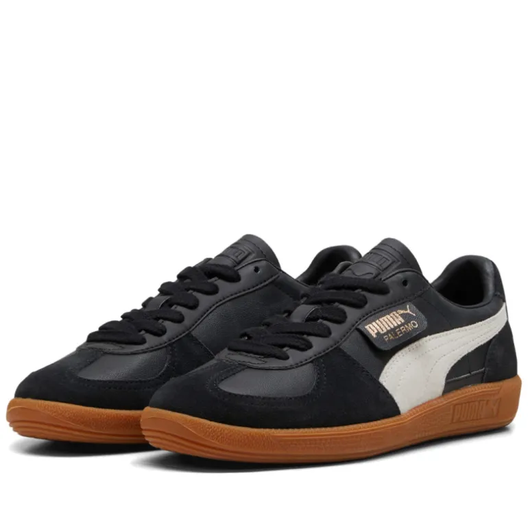 Zapatillas deportivas Puma palermo negras de piel