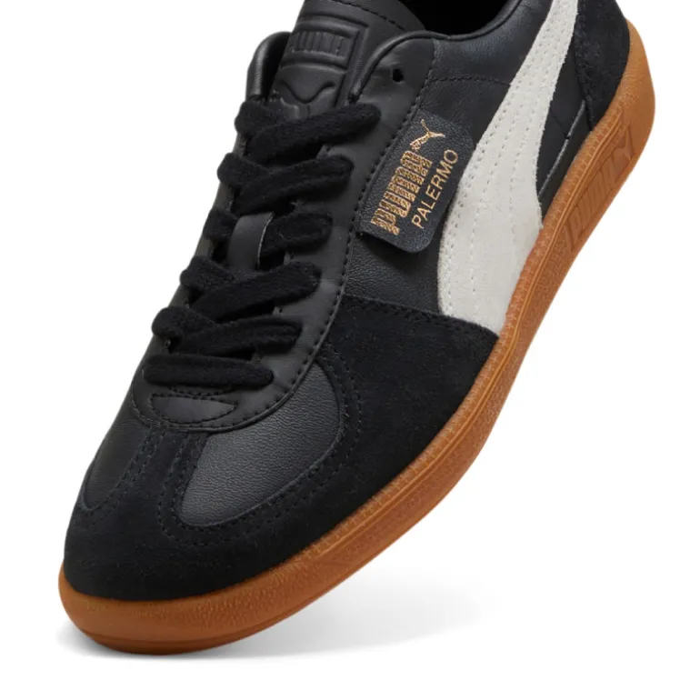 Zapatillas deportivas Puma palermo negras de piel
