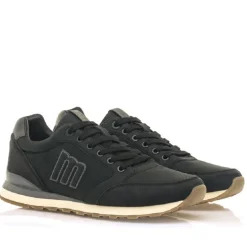 Zapatillas Mustang Porland Basic Mustang para hombre color negro con gris