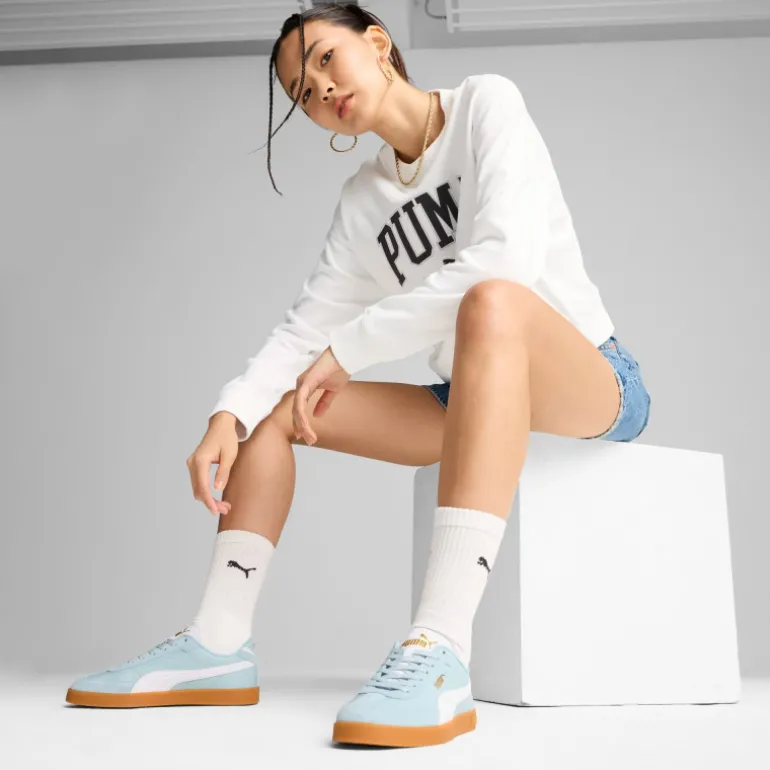 Zapatillas Puma Club II Era celeste