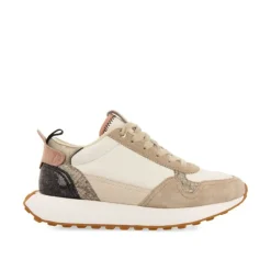 Zapatillas urban Gioseppo retro blancas con print glitter para mujer killin