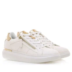Zapatillas urban Maria Mare varese con detalles dorados y cremallera lateral