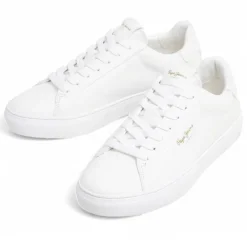 Zapatillas urban Pepe Jeans candem rump blancas efecto serpiente para mujer