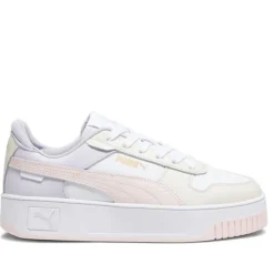 Zapatillas urban Puma carina street blancas y rosas