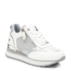 Zapatillas Xti 141123 hielo con cremallera lateral y detalles plateados