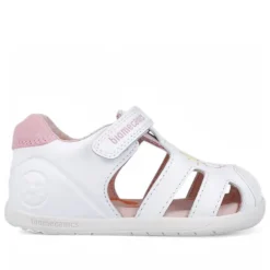 ZAPATOS BIOMECANICS DE NIñA BLANCO Y ROSA 252166D