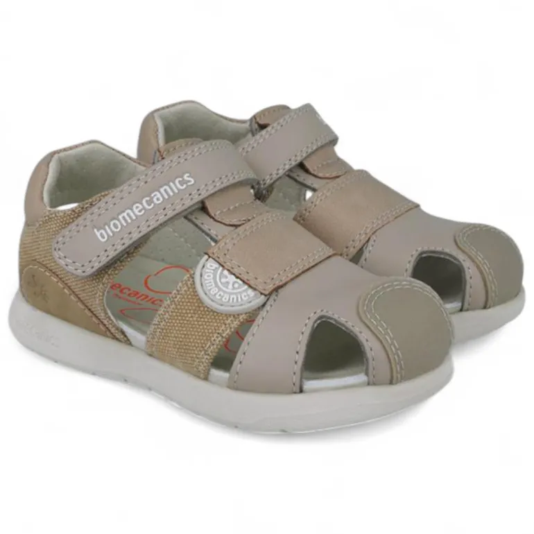 ZAPATOS BIOMECANICS DE NIñO TAUPE 252214B