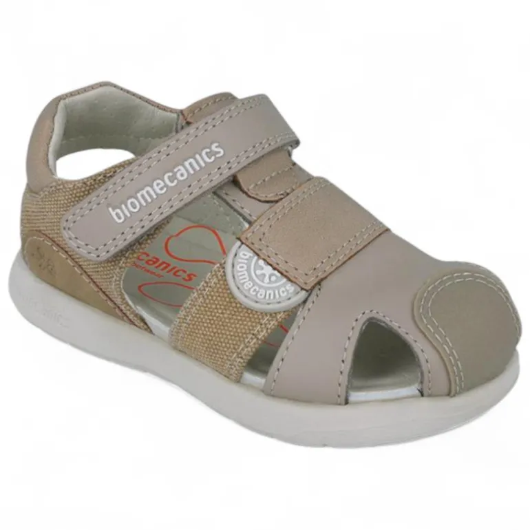 ZAPATOS BIOMECANICS DE NIñO TAUPE 252214B