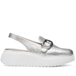 ZAPATOS DESTALONADOS ACALIA PLATA METALIZADOS WONDERS