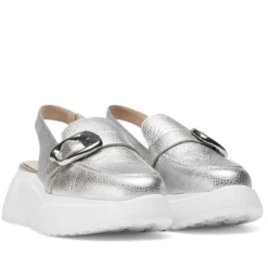 ZAPATOS DESTALONADOS ACALIA PLATA METALIZADOS WONDERS