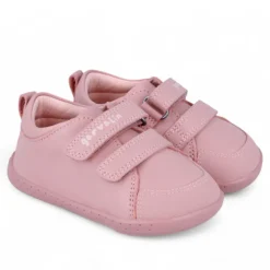Zapatos Garvalin 241300 rosas de piel con doble velcro respetuosos