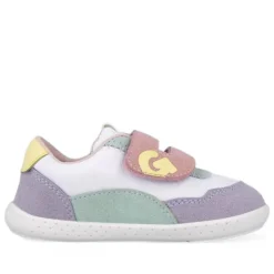 ZAPATOS GARVALIN DE NIñA BLANCO Y LILA 252335D