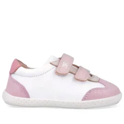 ZAPATOS GARVALIN DE NIñA BLANCO Y ROSA 252331B
