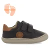 Zapatos Gioseppo azules con detalles marrones de piel respetuosos