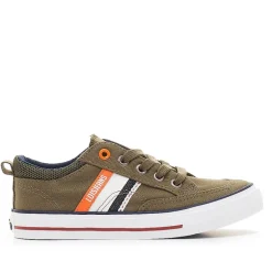 Zapatos Lois de lona verdes