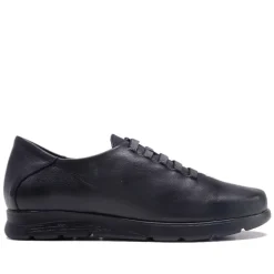 Zapatos planos Suite009 negros de piel y elásticos cómodos
