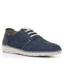 Zapatos sport Baerchi azules con piel perforada