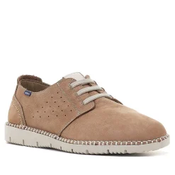 Zapatos sport Baerchi marrones con piel perforada