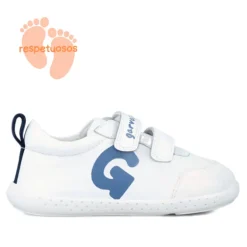 ZAPATOS SPORT GARVALIN DE UNISEX ADU BLANCO Y AZUL 242320A