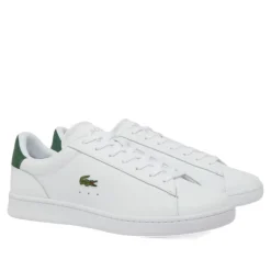 Zapatos sport Lacoste carnaby set blancas con detalles verdes