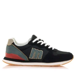 Zapatos sport Mustang 84467 joggo classic azules con detalles rojos y grises