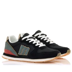 Zapatos sport Mustang 84467 joggo classic azules con detalles rojos y grises
