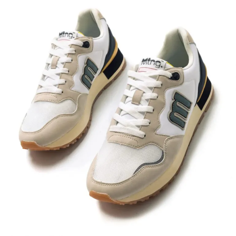 Zapatos sport Mustang 84427 joggo classic en azul marino y arena