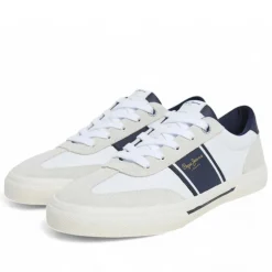 Zapatos sport Pepe Jeans kenton club blancas y azules