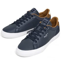 Zapatos sport Pepe Jeans azules kenton court
