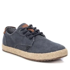 Zapatos sport Refresh azules con acabado desgastado y suela de yute
