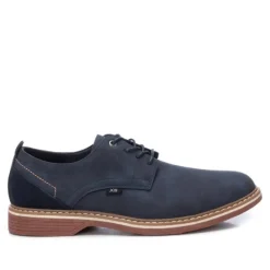 Zapatos sport Xti azules con ribete marrón trasero
