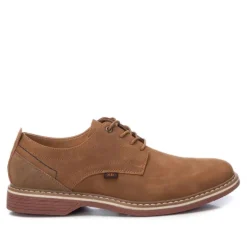 Zapatos sport Xti marrones con ribete azul trasero